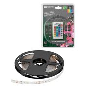 Комплект светодиодной ленты SMD5050-30 LED/м-12 В-7,2 Вт/м-IP65-RGB (5 м), 24 Вт, IR-контроллер TDM