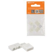 Коннектор для жесткого L-соединения двух светодиодных лент шириной 8 мм, (уп. 2 шт), TDM