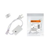 Сетевой шнур для неона SMD5050-RGB-220 B одностороннего, контроллер, TDM