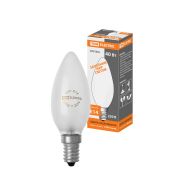 Лампа накаливания «Свеча матовая» 40 Вт-230 В-Е14 TDM