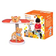 Светильник Мышка настол/часы 220В, 11Вт, G23, оранжевый TDM