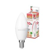 Лампа светодиодная FС37-10 Вт-230 В -3000 К–E14 Народная