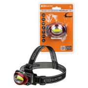 Фонарь светодиодный «Налобный» 3 Вт COB, 260 лм, бат. 3*AAA TDM