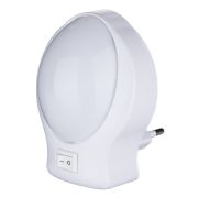 Ночник «Овал» с выключателем, белый, 0,5 Вт, 220 В TDM