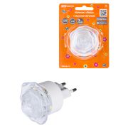 Ночник «Роза» с выключателем, 0,4 Вт, 220 В TDM