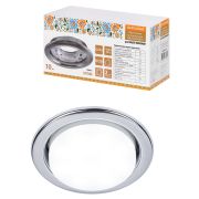 Светильник встраиваемый СВ 01-08 GX53 220 В 50 Гц, хром, 10 шт/уп, Народный