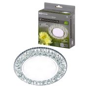 Светильник встраиваемый СВ 03-09 GX53 230В LED подсветка 5 Вт зеркальный/хром TDM