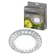 Светильник встраиваемый СВ 03-18 GХ53 230В LED подсветка 5 Вт зеркальный/хром TDM