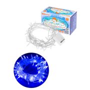 Гирлянда светодиодная СГ100Г10, голубая, 10м, 8 режимов, 250 В, TDM