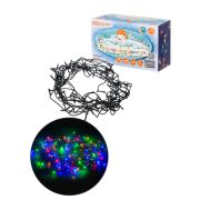 Гирлянда светодиодная СГ100MЗ10, многоцвет., зеленый шнур, 10м, 8 режимов, 250 В, TDM