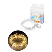 Гирлянда светодиодная «Роса20» 20LED, 2м, 3000К, 2хCR2032 , TDM