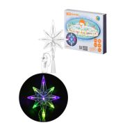 Декоративный элемент на ёлку светодиодный «Звезда» 9LED, 20см, мультиколор, 2хAA , TDM