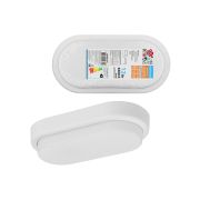 Светодиодный светильник LED ДПП 3801 12Вт 6500К IP65 белый овал 177*85*57 мм Народный