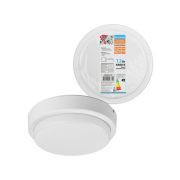 Светодиодный светильник LED ДПП 3901 12Вт 6500К IP65 белый круг 155*62 мм Народный