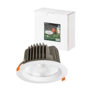 Светильник встраиваемый «Даунлайт» LED DCL-01-040 40 Вт, 4000 К, 80 Ra, IP20, прозрачный расс., TDM