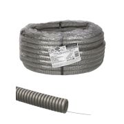 Труба гофрированная ПВХ d 25 с зондом (50 м) легкая Народная