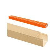 Кабель-канал 25х25 желтая сосна 3D (50м) TDM