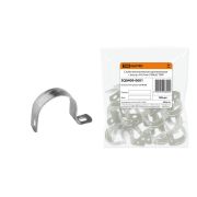 Скоба металлическая однолапковая с внутр. d 8-9 мм (100шт) TDM