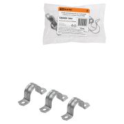 Скоба металлическая 2-х лапковая с внутр. d 21-22 мм (10 шт) TDM