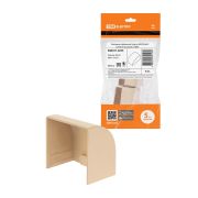 Заглушка кабельной трассы КМЗ 40х25 сосна (4 шт./комп.) TDM