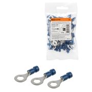 Наконечник кольцевой изолированный НКИ с легким вводом проводника 2,5-6 (100 шт.) TDM