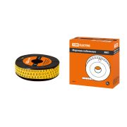 Маркер МК1 - 2,5мм символ «0» 1000шт/ролл TDM