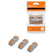 Соединительная проходная клемма СК-412-2  (2,5мм2)  (4 шт/упак)  TDM