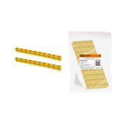 Маркер наборный - символ «N» желтый 1,5 мм2 (150 шт.) TDM