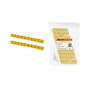 Маркер наборный - символ «B» желтый 1,5 мм2 (150 шт.) TDM