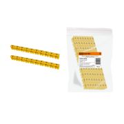 Маркер наборный - символ «A» желтый 2,5 мм2 (150 шт.) TDM