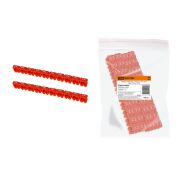 Маркер наборный - символ «2» красный 4 мм2 (100 шт.) TDM