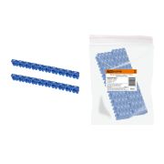 Маркер наборный - символ «6» голубой 4 мм2 (100 шт.) TDM