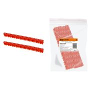 Маркер наборный - символ «2» красный 6 мм2 (100 шт.) TDM