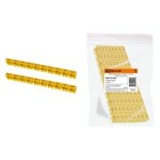 Маркер наборный - символ «C» желтый 6 мм2 (100 шт.) TDM