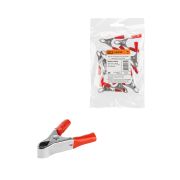 Зажим «крокодил» ЗК 10А 50мм красный (10шт) TDM