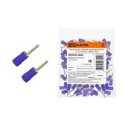 Наконечник круглый штыревой НкИш 1,5-2,5 синий (100шт) TDM