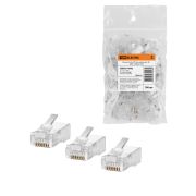 Разъем RJ-45 UTP для кабеля кат. 5Е, 8P8C (100шт) TDM