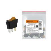 Клавишный переключатель IRS-101-Y желтый с подсветкой 2 положения 1з TDM