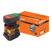 Кнопка APВВ-22N «Пуск-Стоп» d22мм неон/230В 1з+1р TDM