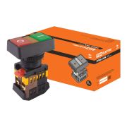 Кнопка РPВВ-30N «I-0» d30мм неон/230В 1з+1р TDM