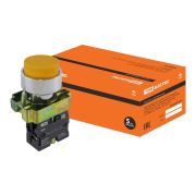 Кнопка SB2-BL51 с возвратом, 1НО, d22 мм, желтая, IP40 TDM