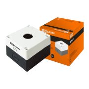 Корпус КП101 для кнопок, 1 место, белый IP54 TDM