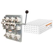 Рубильник РПБ-1/1П У3 TDM (100А,  правый привод, без плавких вставок)