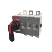 Рубильник ВНК-39-1 3П 630А с установленной фронтальной ручкой управления TDM