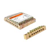 Шина «N» нулевая 6х9мм  8/2 (8групп/крепеж по краям) TDM