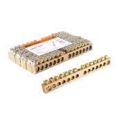 Шина «N» нулевая 6х9мм 14/1 (14групп/крепеж по центру) TDM