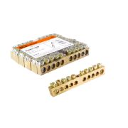 Шина «N» нулевая 6х9мм 10/1 (10 групп/крепеж по центру) TDM