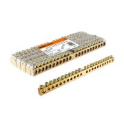 Шина «N» нулевая 6х9мм 22/1 (22 группы/крепеж по центру) TDM