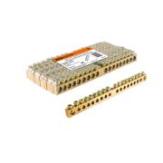 Шина «N» нулевая 8х12мм 18/1 (18 групп/крепеж по центру) TDM