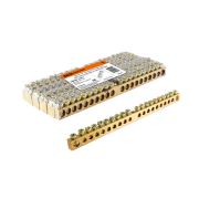 Шина «N» нулевая 8х12мм 20/1 (20 групп/крепеж по центру) TDM